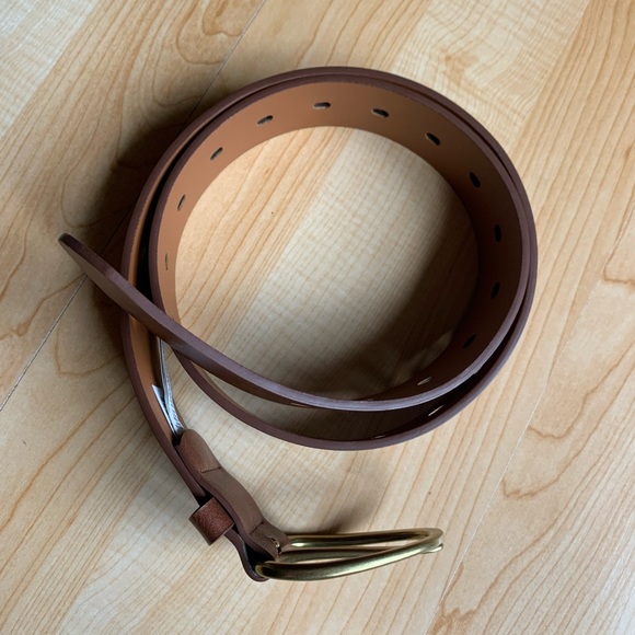 Banana Republic Pointed Buckle Belt Cognac Medium - Picture 6 of 10
